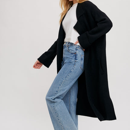 EFFORTLESS KNITTED TRENCH COAT