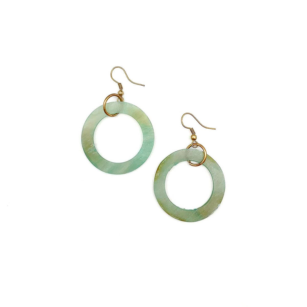 Omala Pleasing Pastels Collection Earrings - Open Hoops