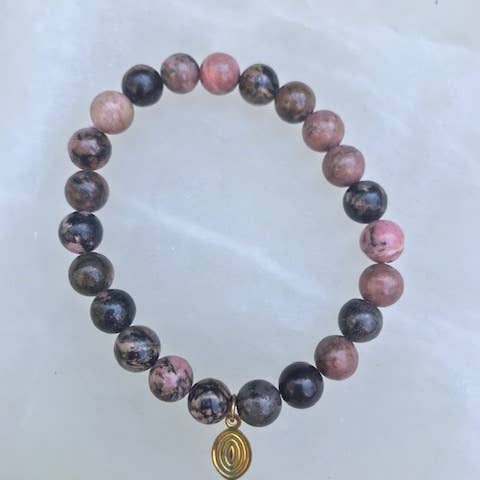 Santore Jewelry Company’s Rhodonite Mala Bracelet