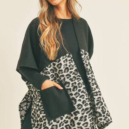 Leopard Pocket Kimono
