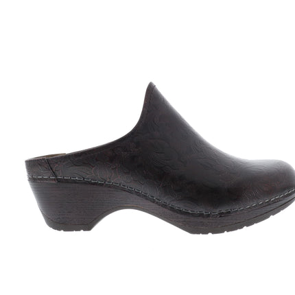 Dansko Melody (Women's) - Mahogany Tooled