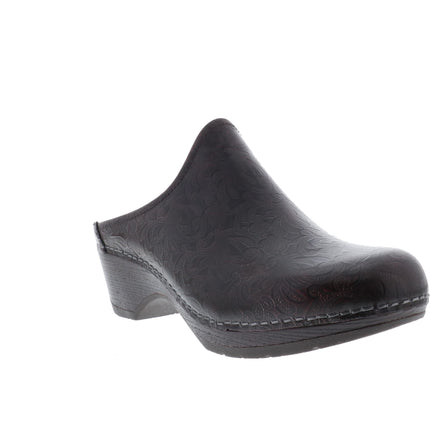 Dansko Melody (Women's) - Mahogany Tooled