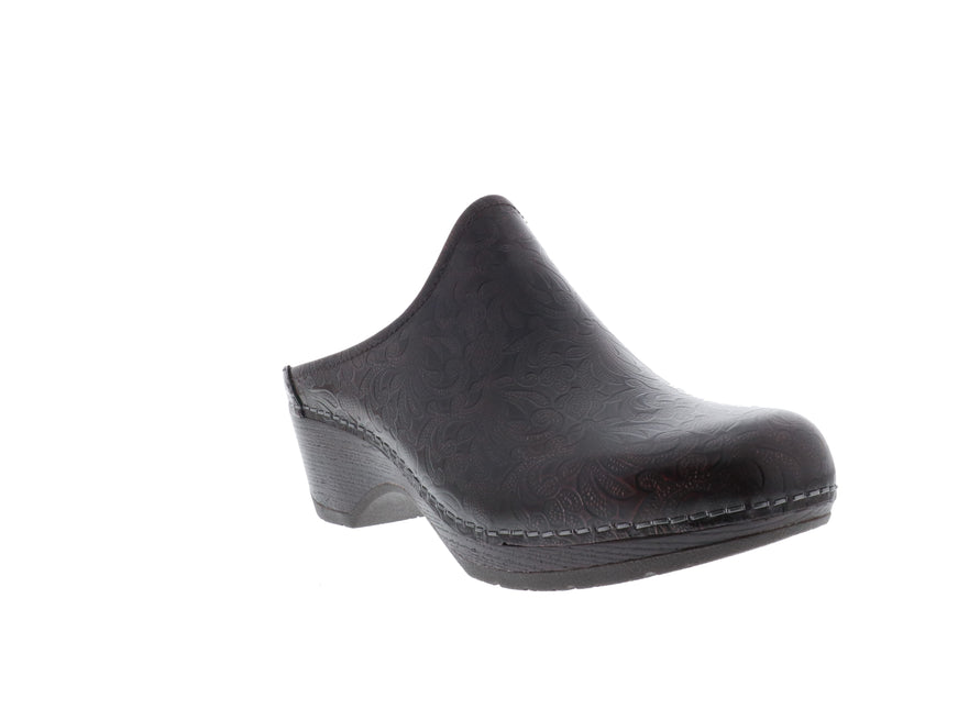 Dansko Melody (Women's) - Mahogany Tooled
