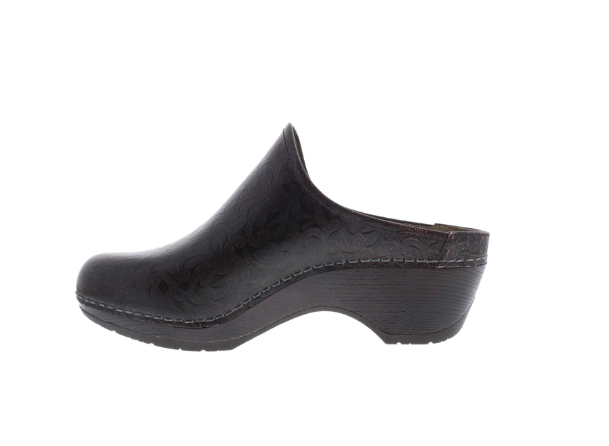 Dansko Melody (Women's) - Mahogany Tooled