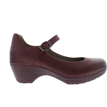 Dansko Marla (Women's) - Ruby Burnished Calf