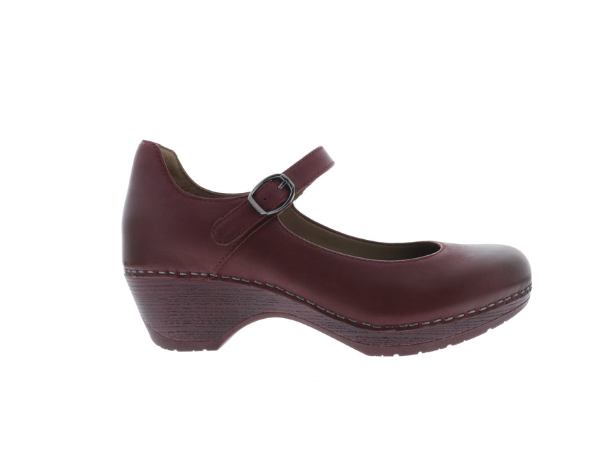 Dansko Marla (Women's) - Ruby Burnished Calf
