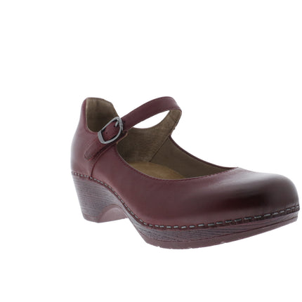 Dansko Marla (Women's) - Ruby Burnished Calf