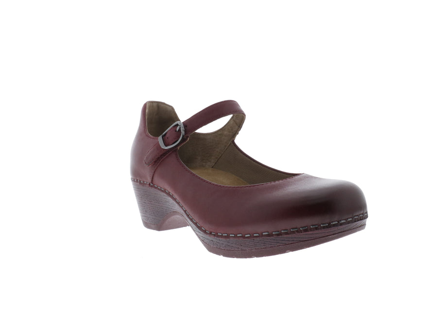 Dansko Marla (Women's) - Ruby Burnished Calf