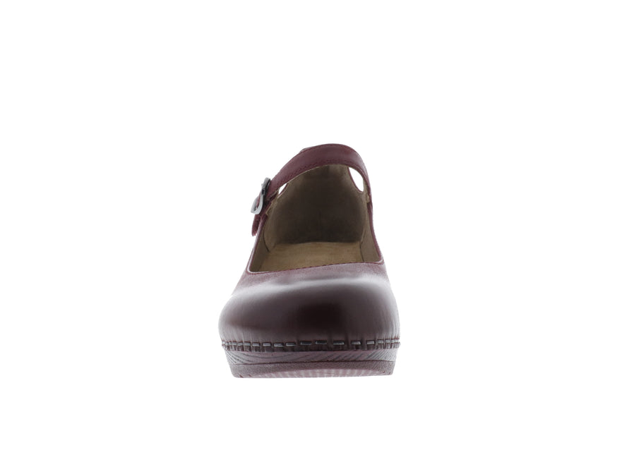 Dansko Marla (Women's) - Ruby Burnished Calf