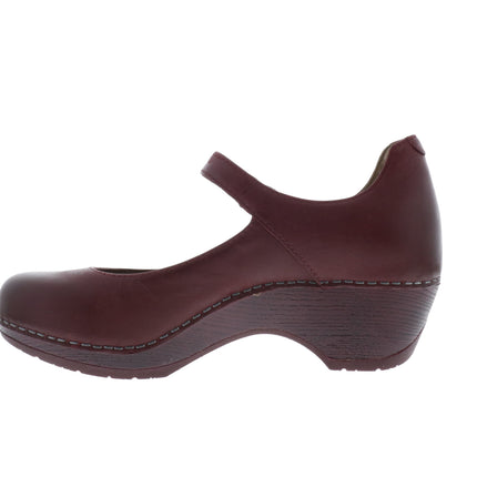 Dansko Marla (Women's) - Ruby Burnished Calf