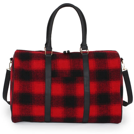 Buffalo Pattern Cross Body Duffle Bag