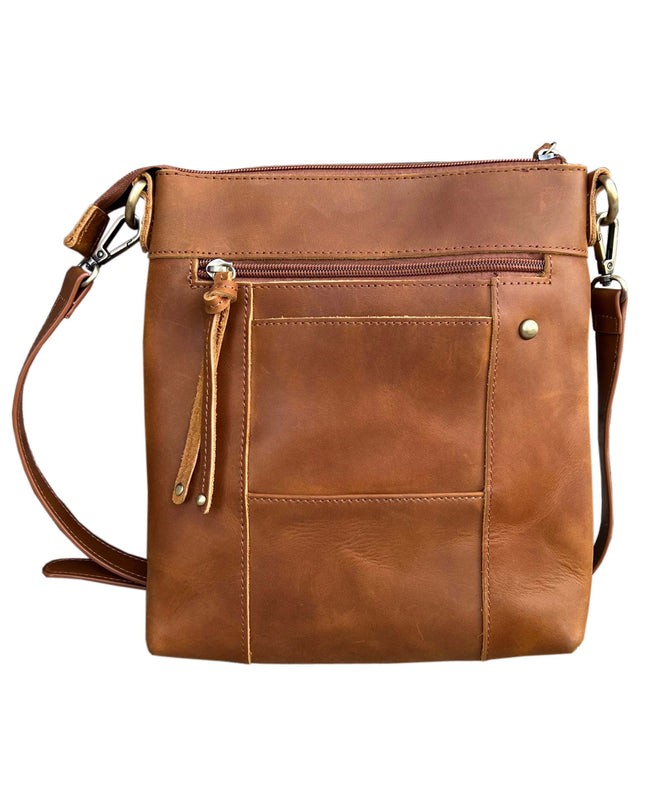 ROMA Vintage Leather Crossbody Shoulder Bag