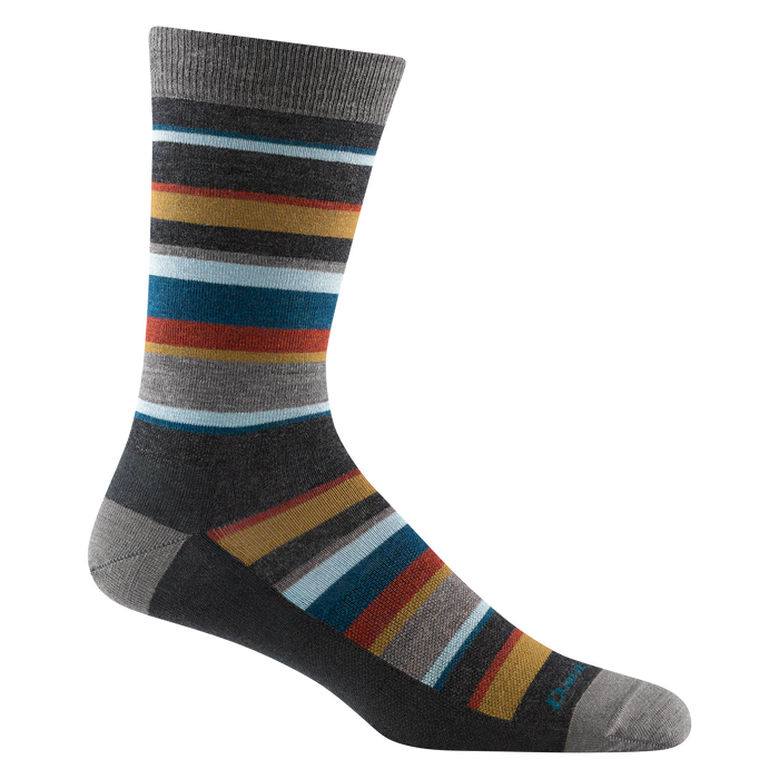 Darn Tough Druid Crew Lightweight Lifestyle Sock (Men's) - Charcoal