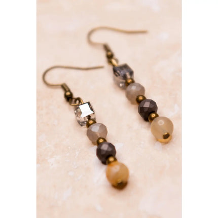 Dylan Designs Mari Earrings in Grey Mix