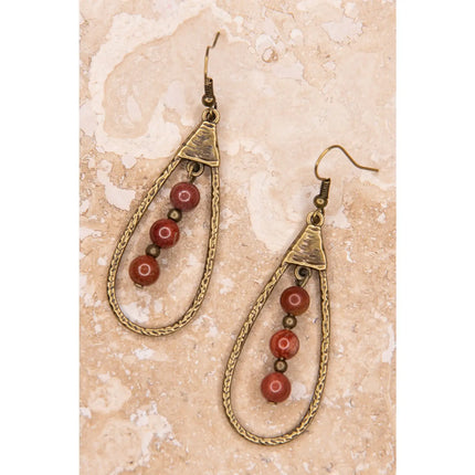 Dylan Designs Sherri Earrings in Red