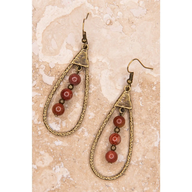 Dylan Designs Sherri Earrings in Red