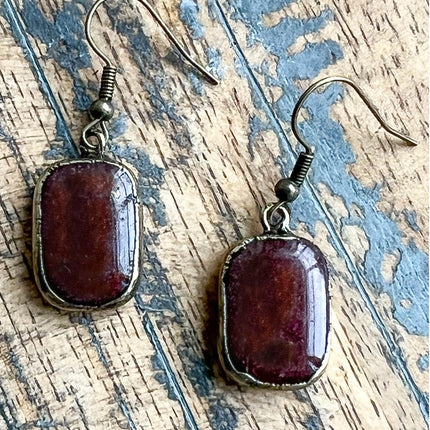 Dylan Designs Sicily Earrings Carnelian