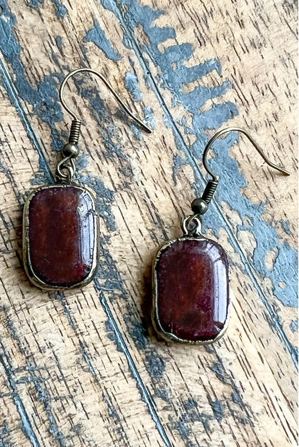 Dylan Designs Sicily Earrings Carnelian