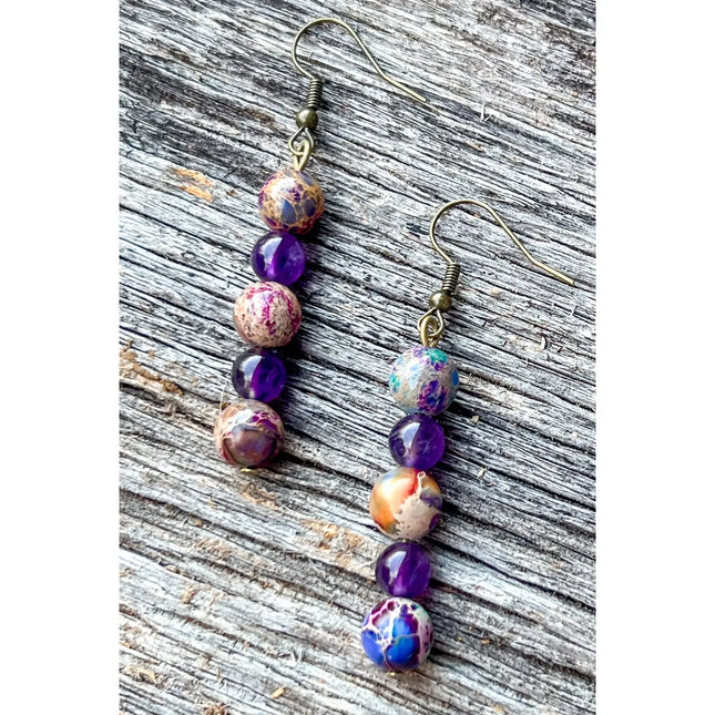 Dylan Designs Honor Earrings Purple