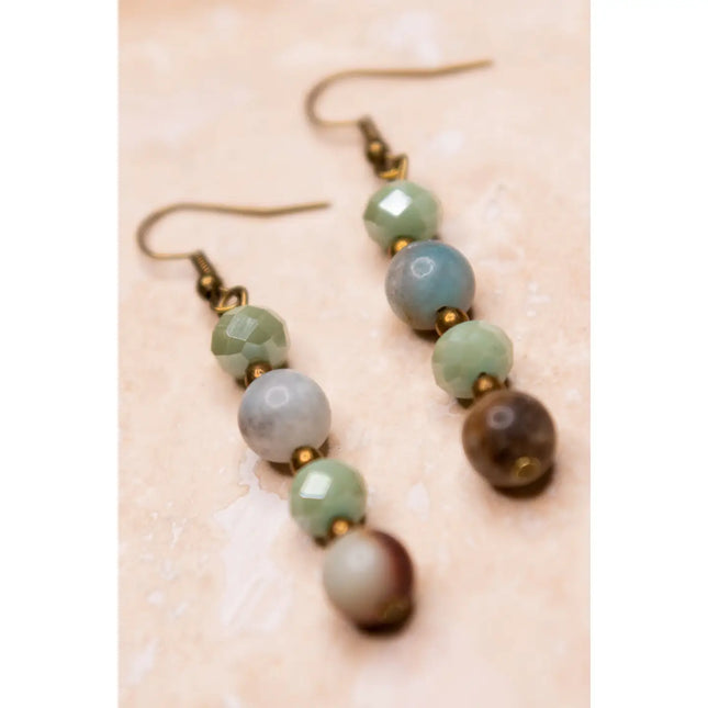 Dylan Designs Mari Earrings in Amazonite