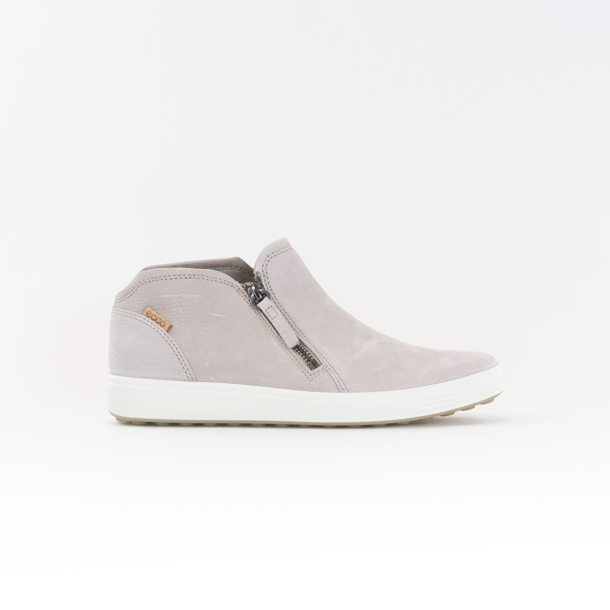 Ecco Soft Side Zip Bootie (Women's) Grey Rose – Chiappetta Shoes