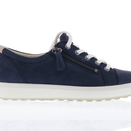 ECCO Soft 7 Zip Sneaker (Women's) - Night Sky
