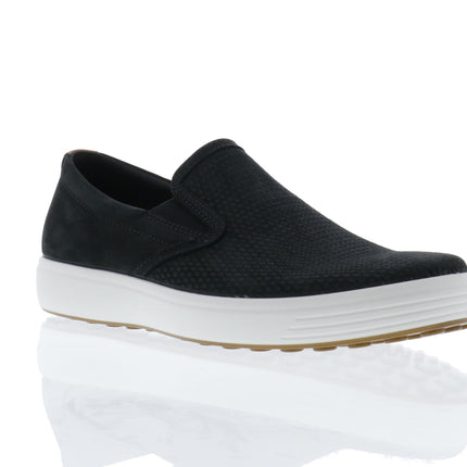 ECCO Soft 7 Slip-On 2.0 (Men's) - Black/Black Lion