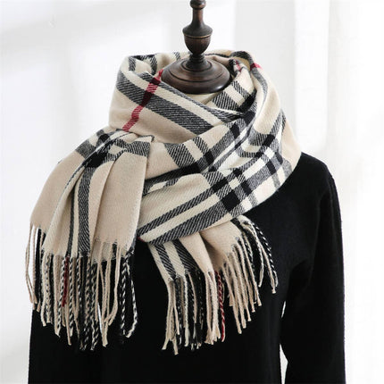 Women’s Winter Super Soft Scarf Tartan Plaid