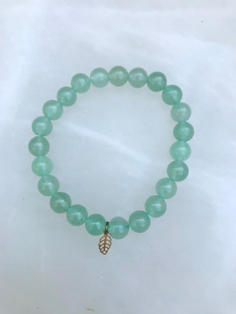 Santore Jewelry Company’s Green Adventurine Mala Bracelet