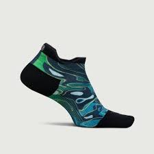 Feetures Elite Light Cushion No Show Tab - Midnight Lagoon