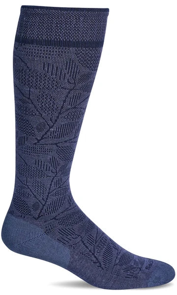 Sockwell Women’s Fauna | Firm Graduated Compression Socks - Denim
