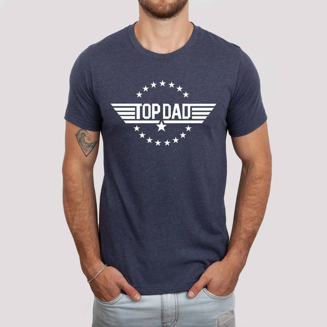 Mugsby Top Dad Men's Shirt - Navy