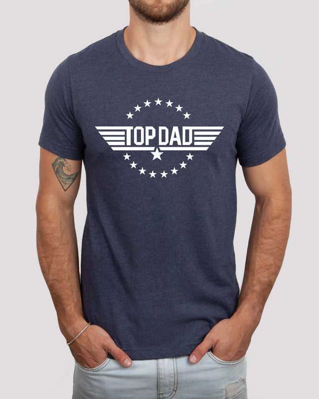 Mugsby Top Dad Men's Shirt - Navy