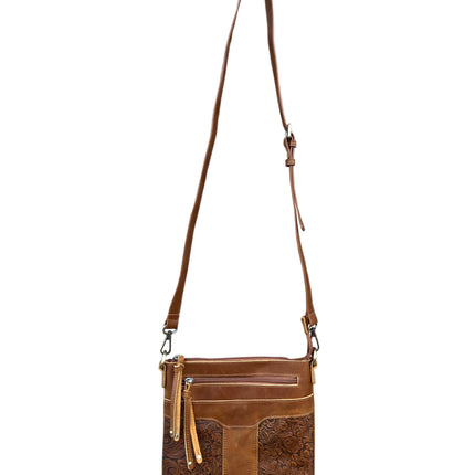ROMA Vintage Leather Crossbody Shoulder Bag