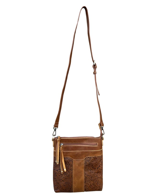 ROMA Vintage Leather Crossbody Shoulder Bag