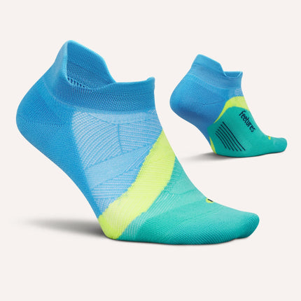 Feetures Elite Light Cushion No Show Tab - Arctic Blue