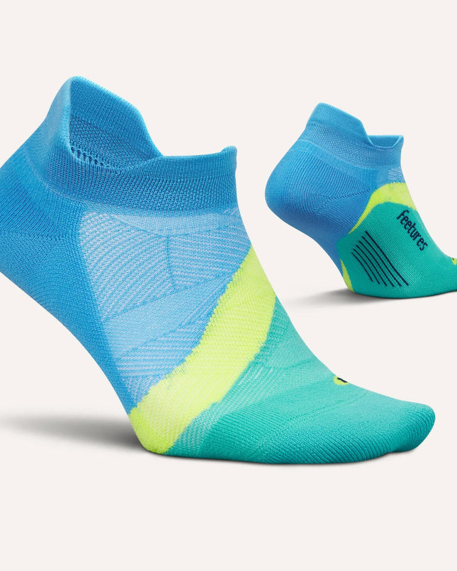 Feetures Elite Light Cushion No Show Tab - Arctic Blue