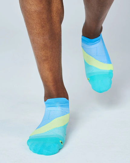 Feetures Elite Light Cushion No Show Tab - Arctic Blue