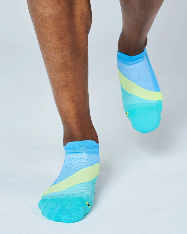Feetures Elite Light Cushion No Show Tab - Arctic Blue