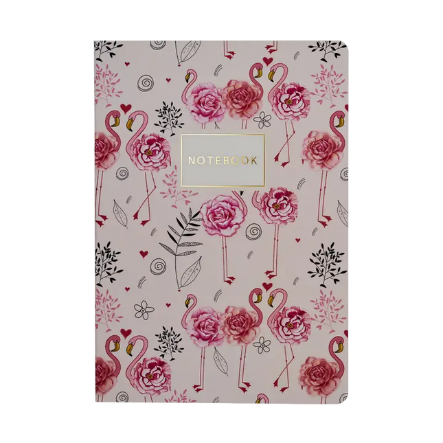BV by Bruno Visconti A5 Notebook - Pink Flamingos