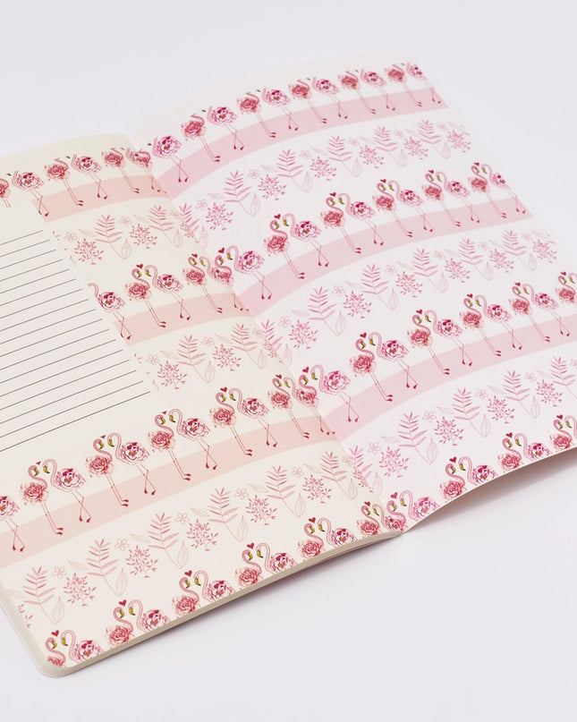 BV by Bruno Visconti A5 Notebook - Pink Flamingos
