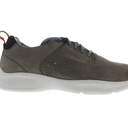 Florsheim Studio Perf Toe Lace Up Sneaker (Men's) - Grey Nubuck