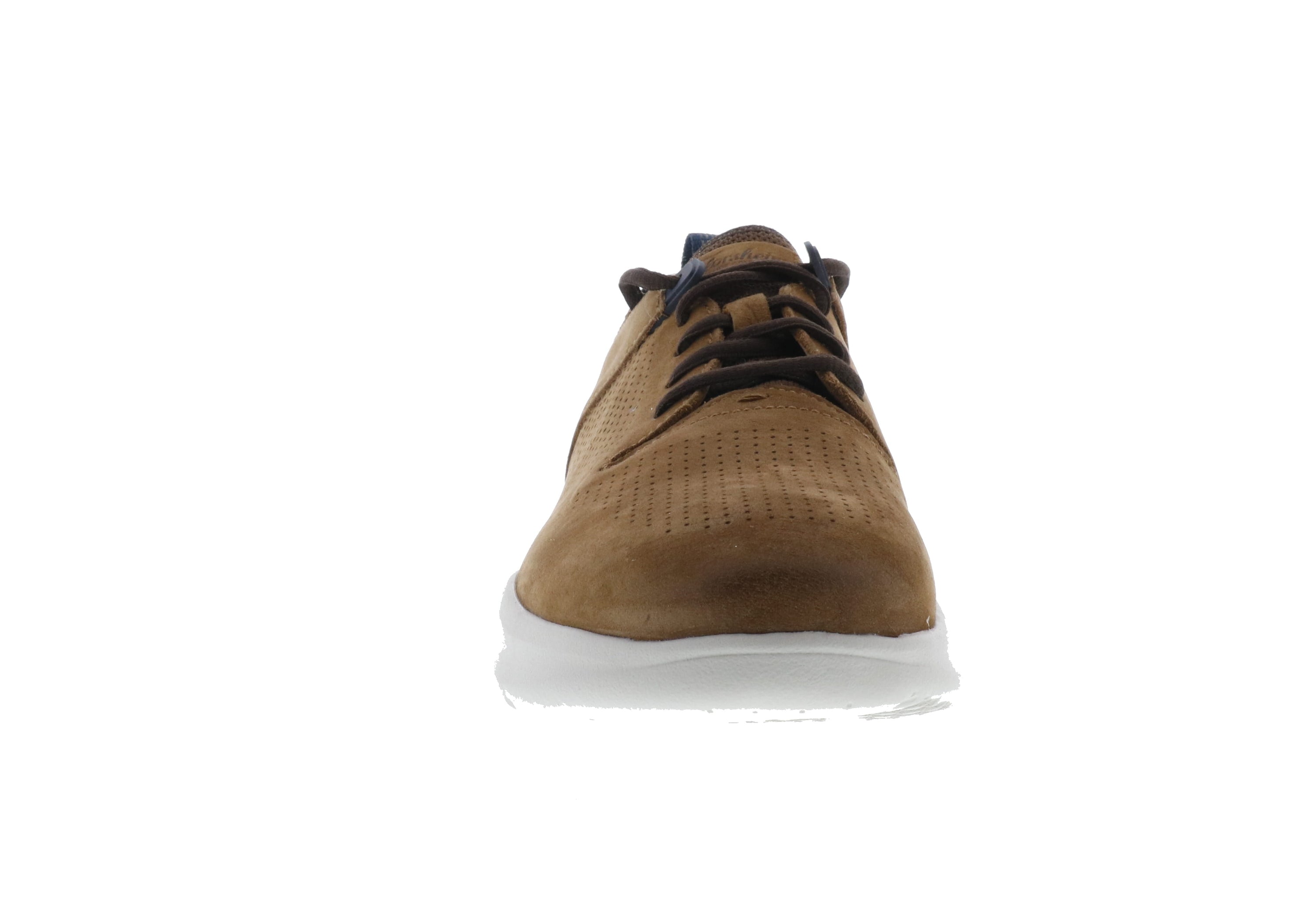 Florsheim Studio Perf Toe Lace Up Sneaker (Men's) - Tan Nubuck