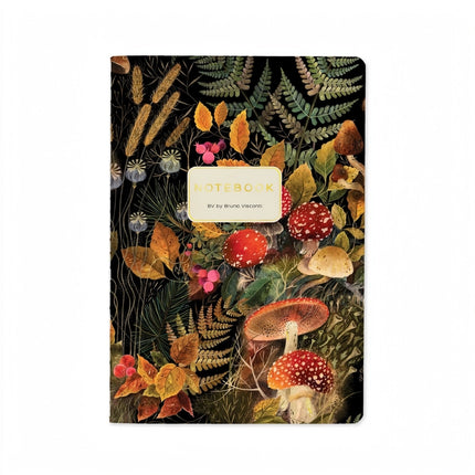 BV by Bruno Visconti A5 Notebook - Forest Mushrooms