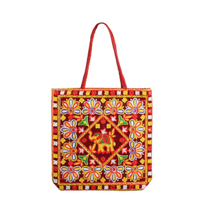 EMBROIDERED HANDBAG