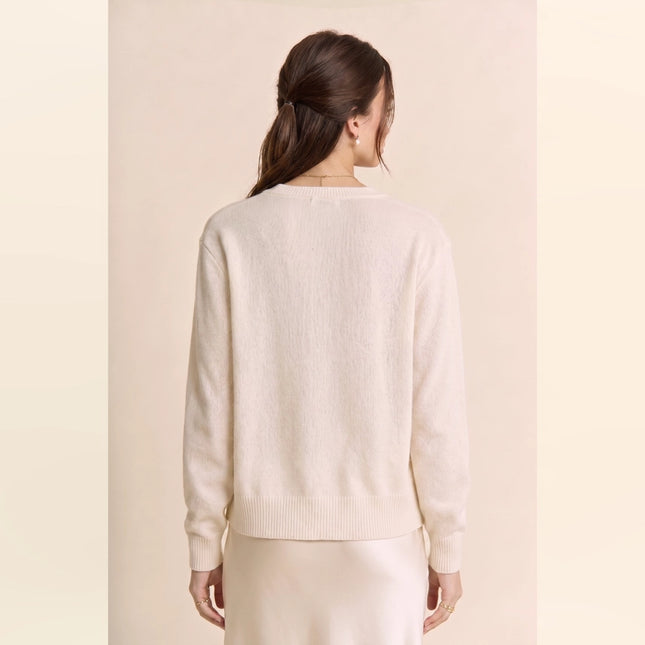 DAVI & DANI Spotted Horse Button-Up Cardigan