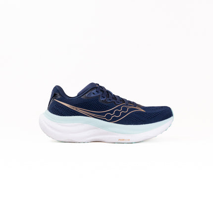 Saucony Ride 19 (Women's) -Navy/Aqua