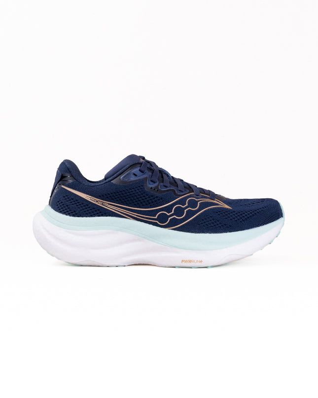 Saucony Ride 19 (Women's) -Navy/Aqua