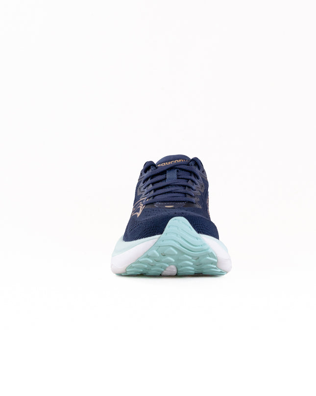 Saucony Ride 19 (Women's) -Navy/Aqua