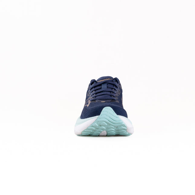 Saucony Ride 19 (Women's) -Navy/Aqua